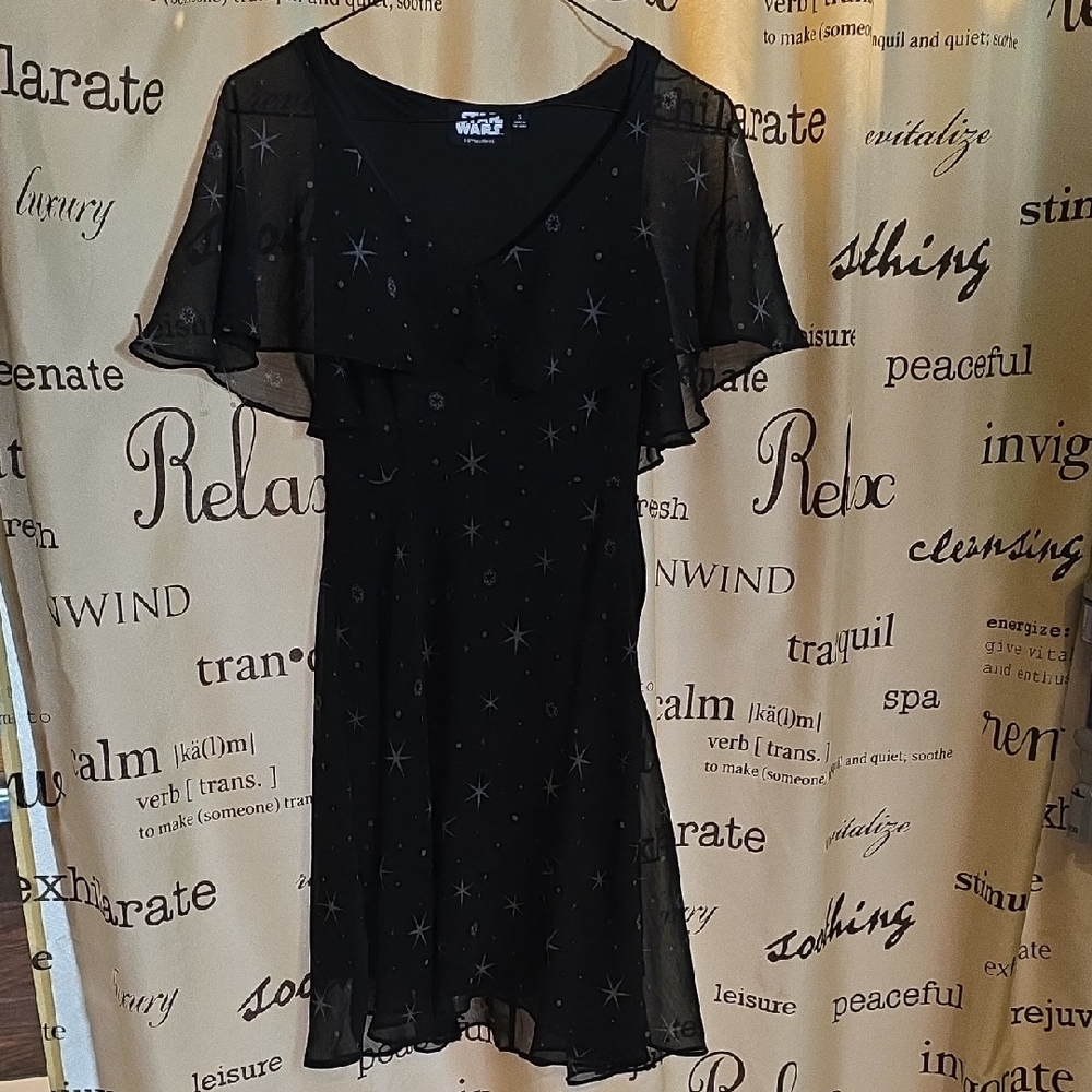 Star Wars Black Starry Mini Dress